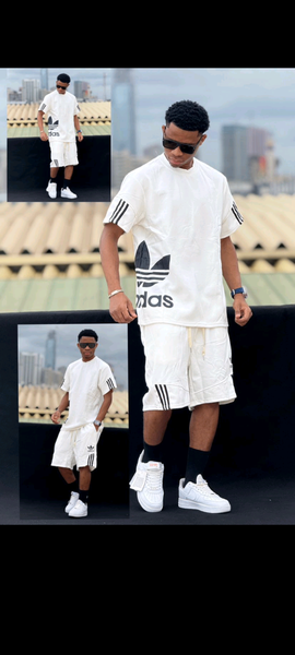 Ensemble sportswear blanc tendance