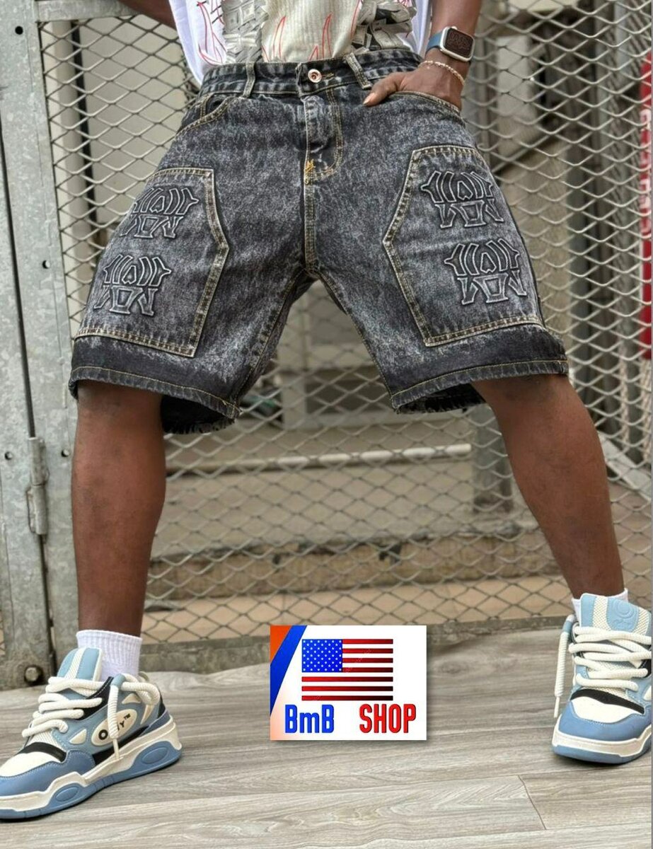 Shorts en jean stylé homme