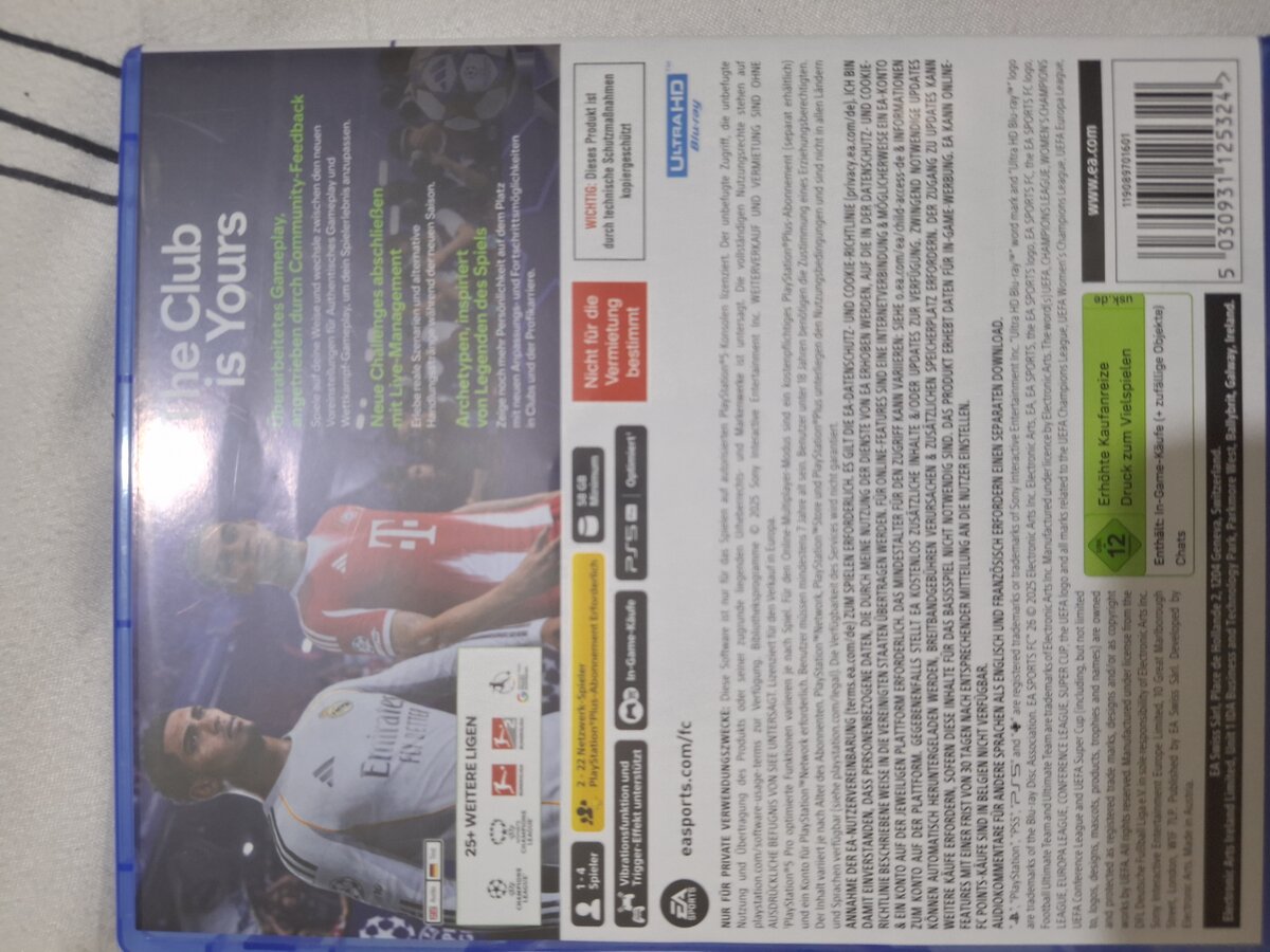 Jeu EA Sports FC 26 PS5