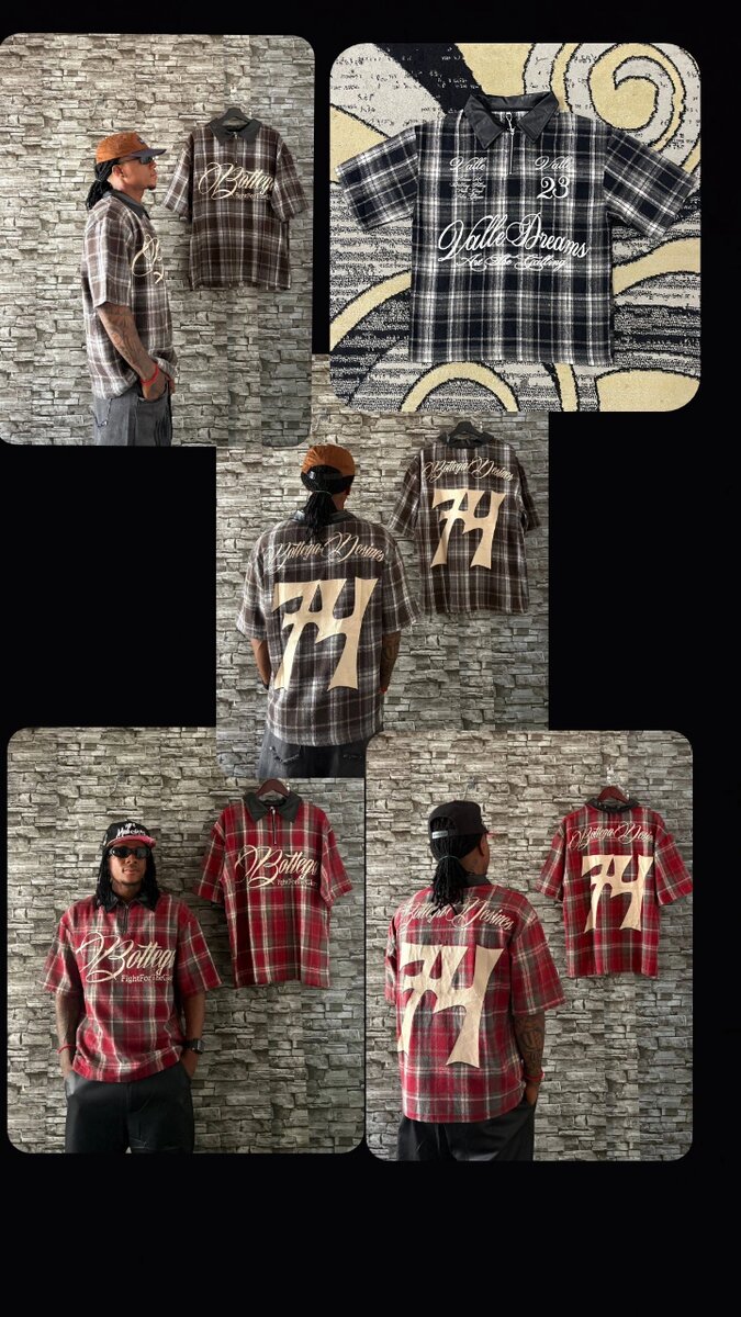 Chemise Homme à Carreaux Bottega