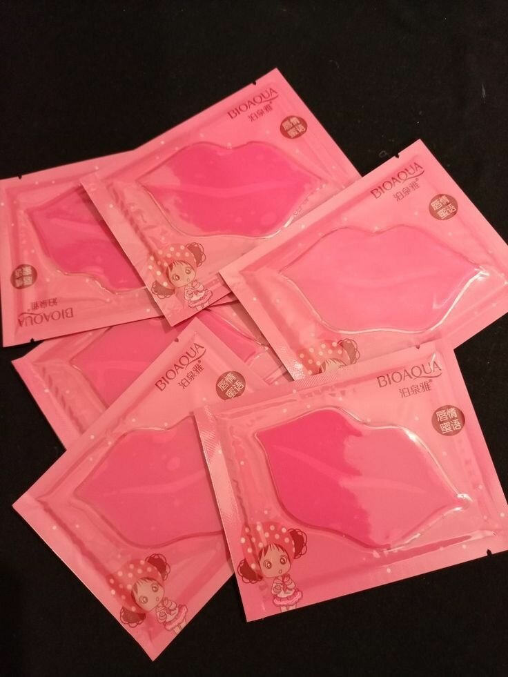 Lip mask and eyebrow mask