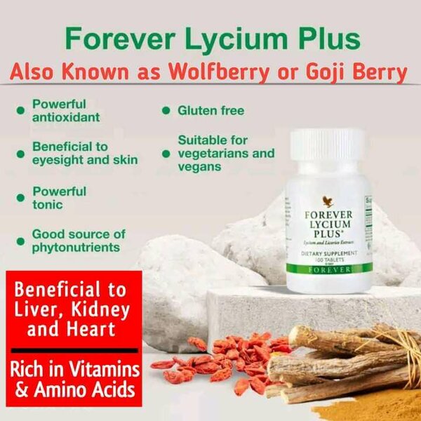 Forever lycium plus, forever blossom tea and forever cardial