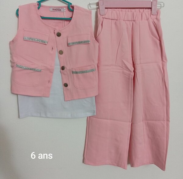 Ensemble Enfant Rose 6 Ans