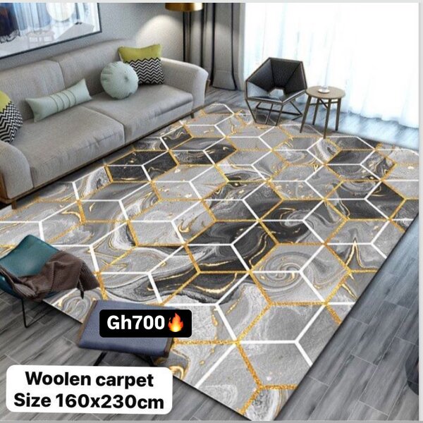 Beautiful and soft woolen carpet for the house