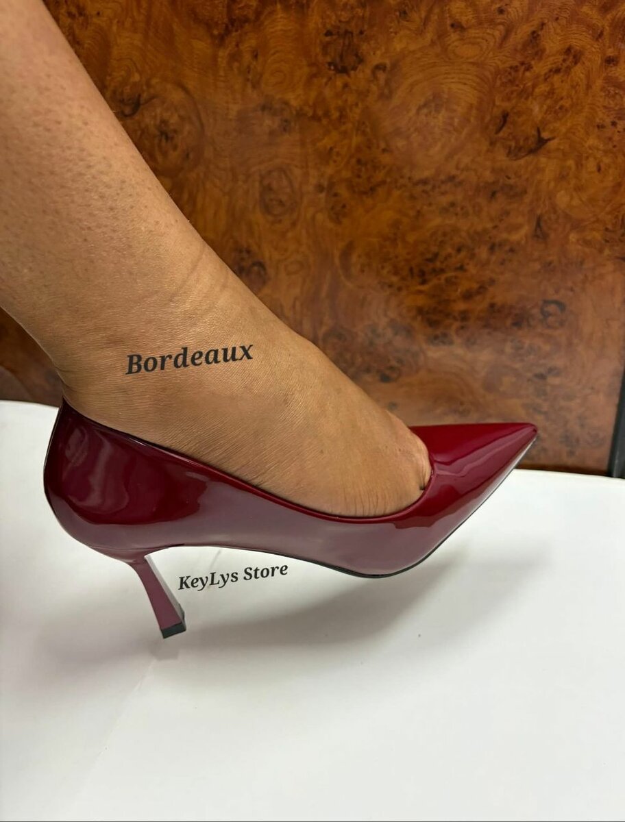 Escarpins élégants en cuir verni