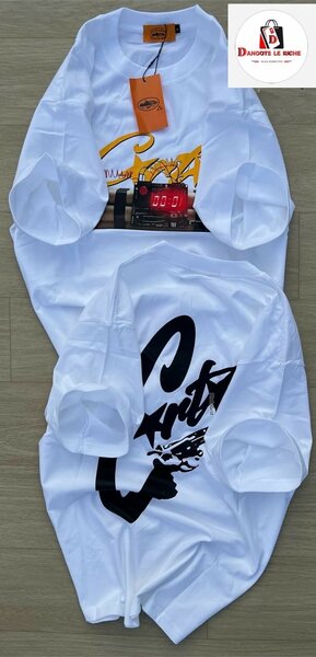 Tee-shirt blanc imprimé stylé