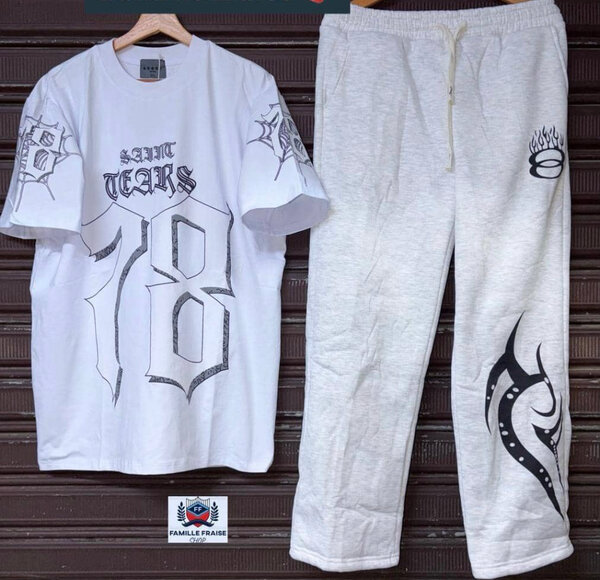 T-shirt et pantalon streetwear