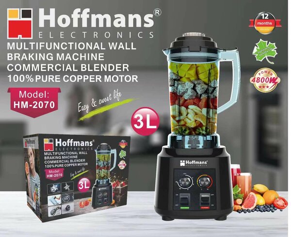 Hoffmans Commercial Blender 3litres)