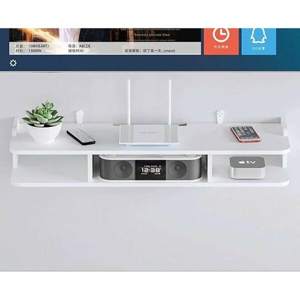 Étagère flottante pour décodeur 80cm