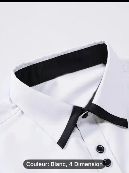 Chemise Blanche Élégante Homme