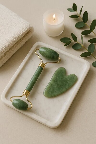 Rouleau et Gua Sha en pierre