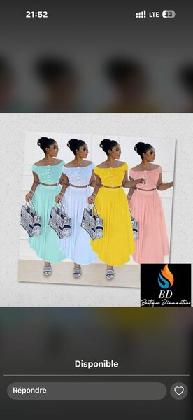 Robe élégante fluide