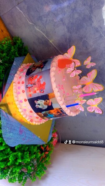 Gâteau Anniversaire Papillons