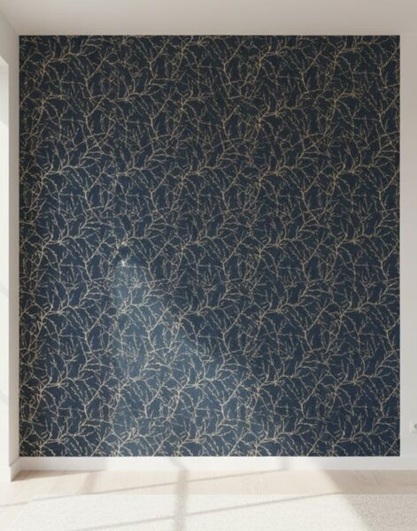 Papier peint à motif branchage