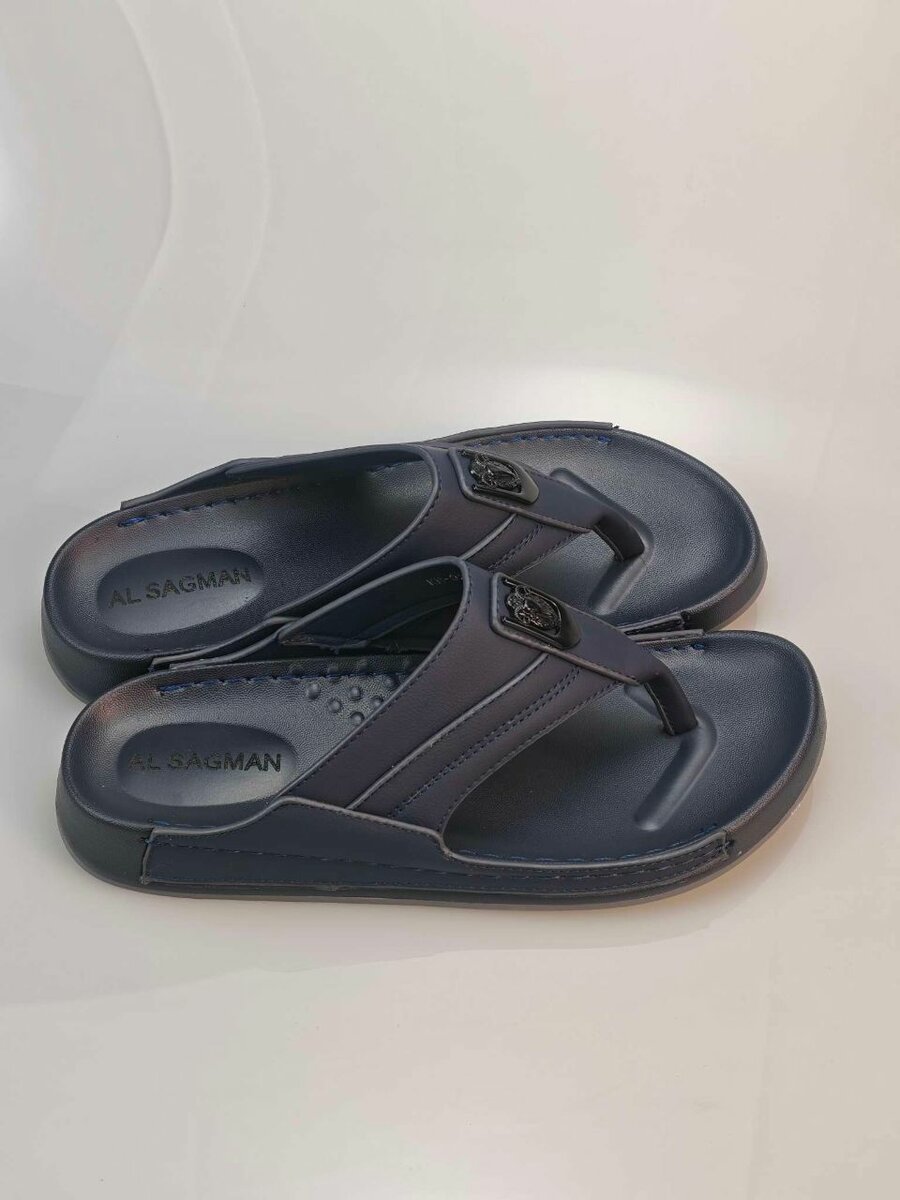 Tongs confort homme bleu marine