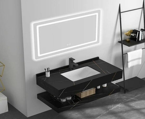 Smart Mirror Rock Panel Bathroom Cabinet