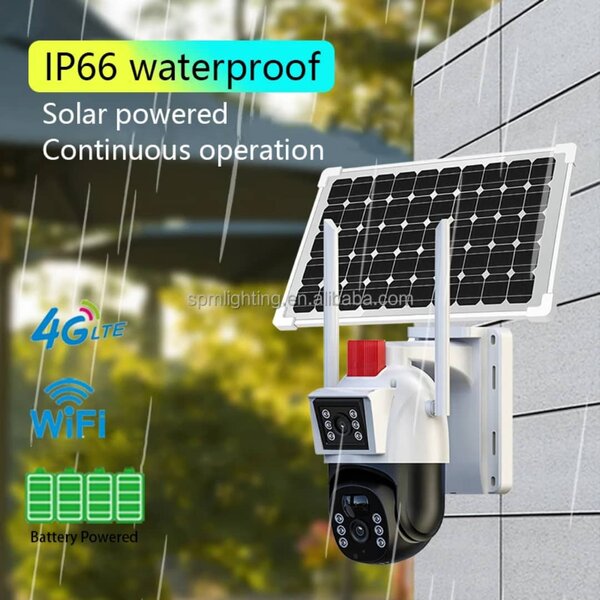 Caméra de sécurité solaire 4G