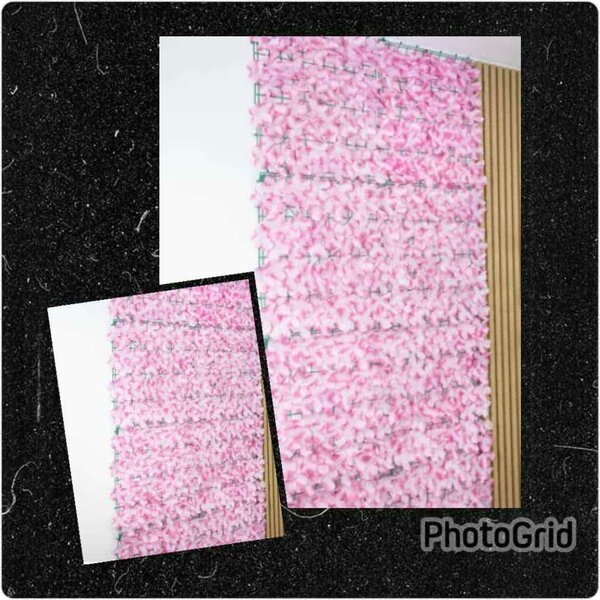 Mur floral rose décoratif 3m