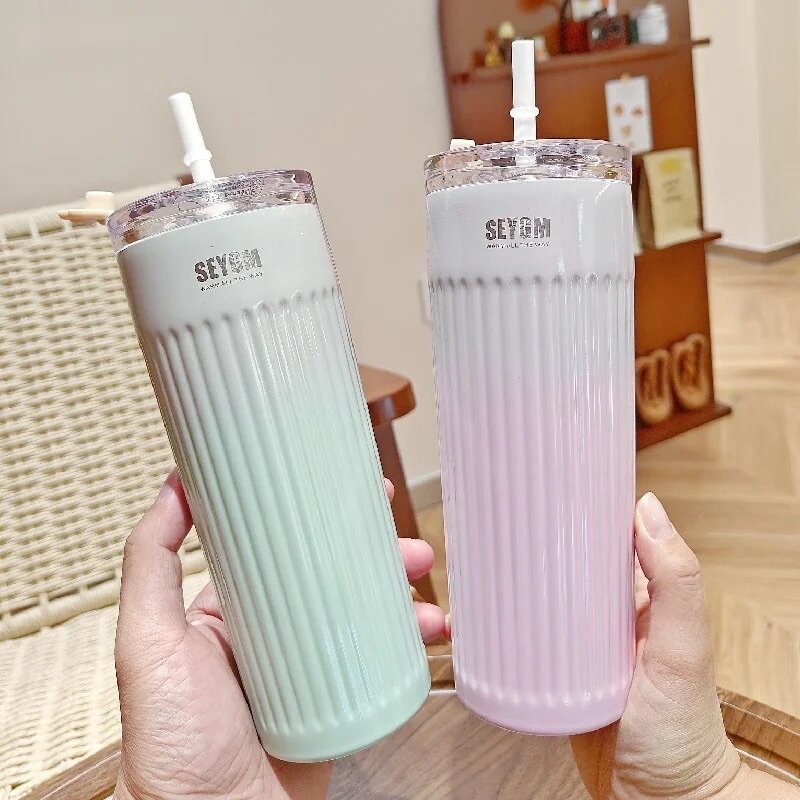 Stainless steel thermos portable cup