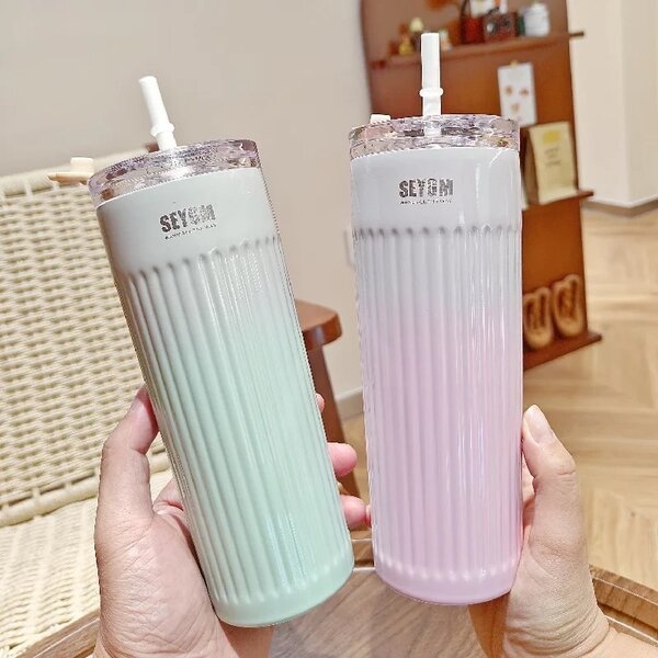 Stainless steel thermos portable cup