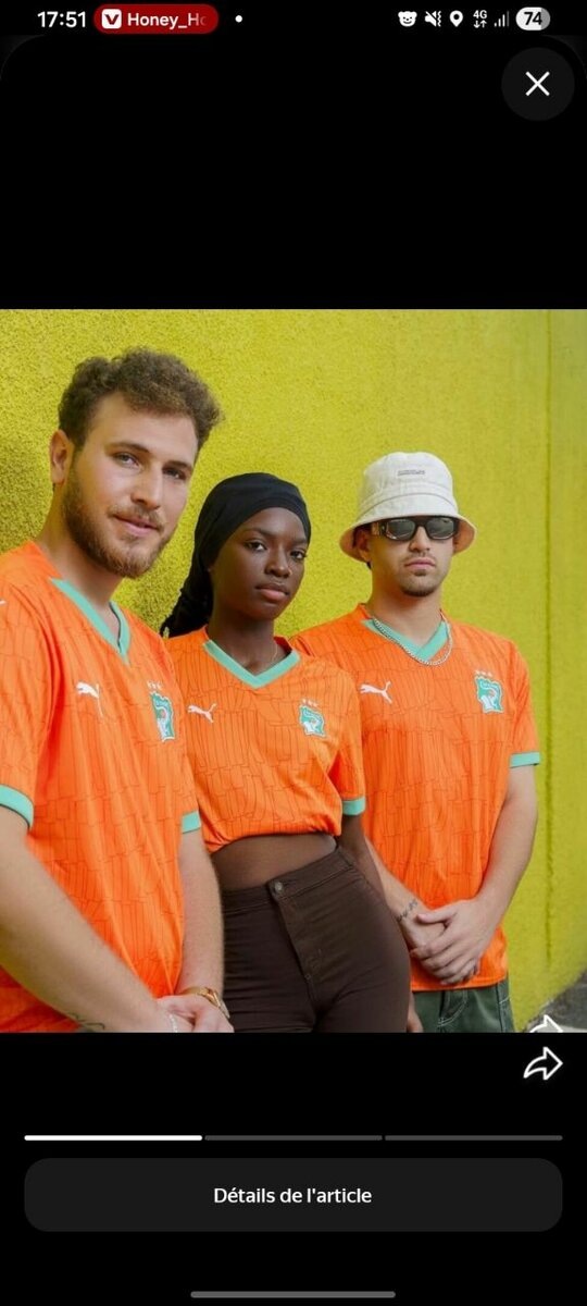 Maillot Côte d'Ivoire Officiel