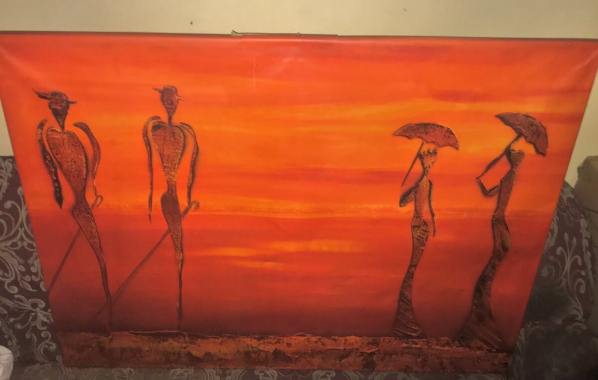 Tableau Cheval Grd Cadre Doré