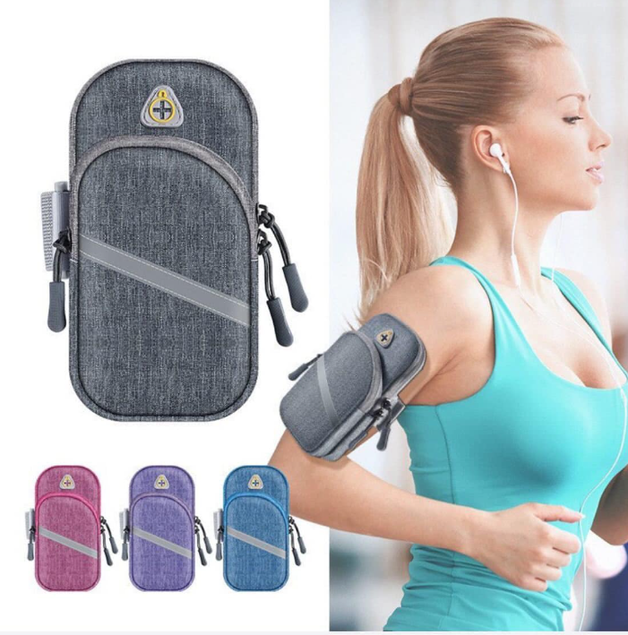 Sports Phone Hand Case with Adjustable Strap, for Running and Training