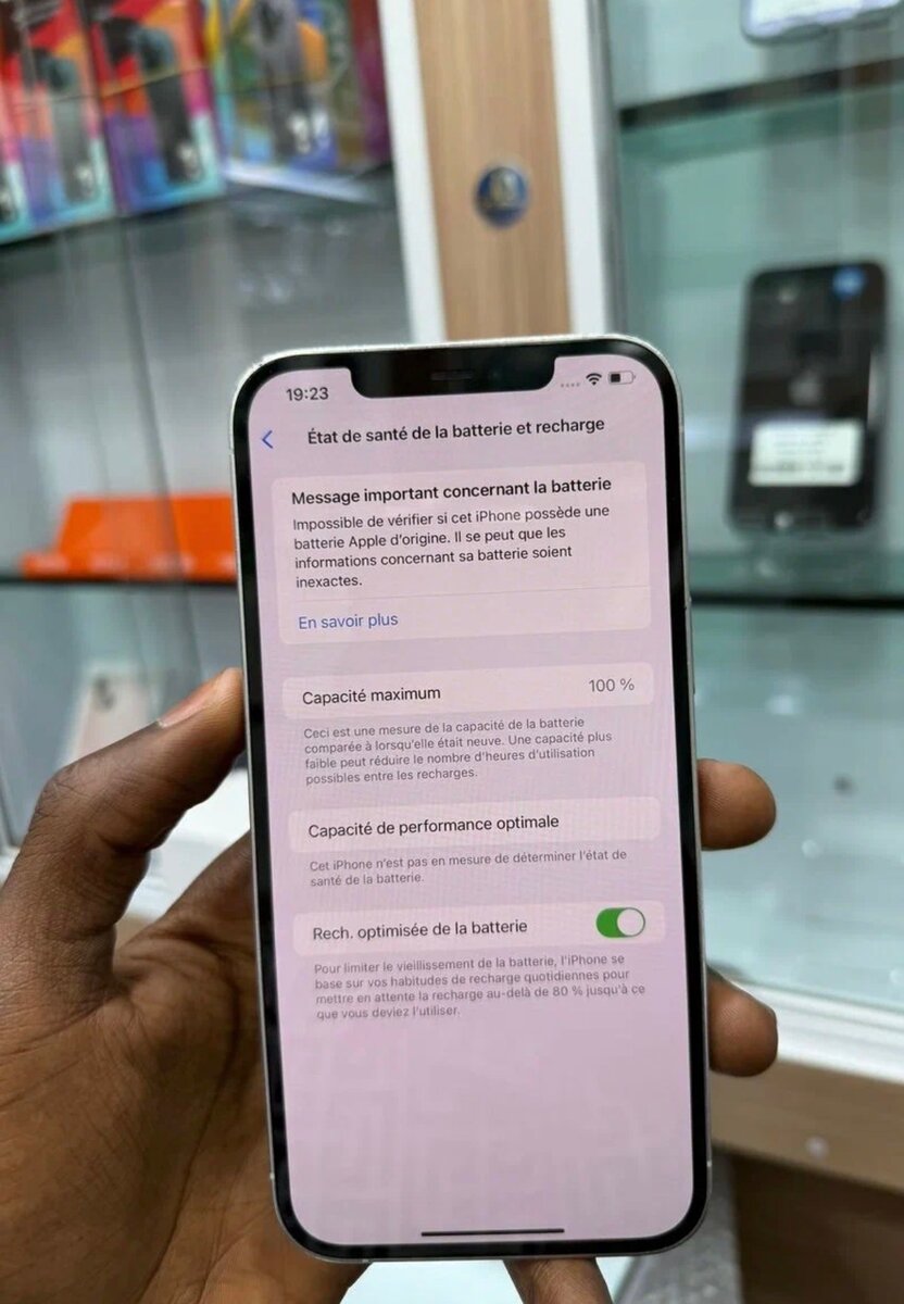 iPhone 256GB Blanc Pro