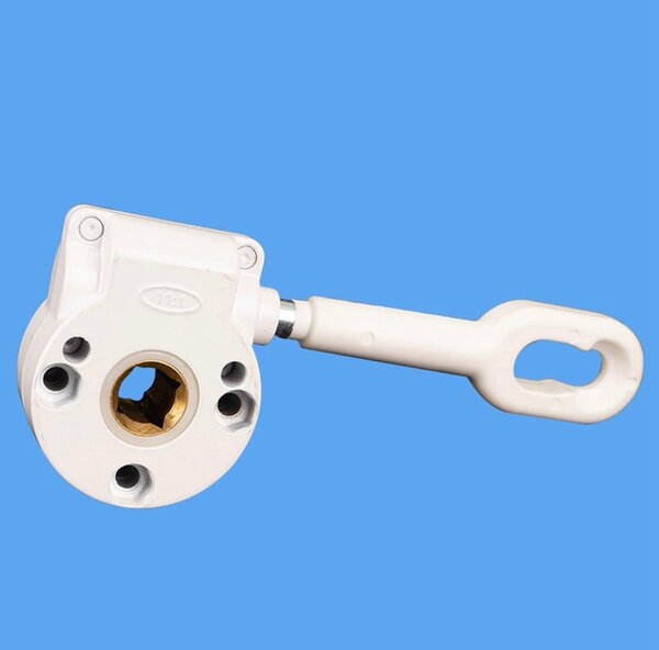 Auvent manuel à vis sans fin en alliage d'aluminium robuste