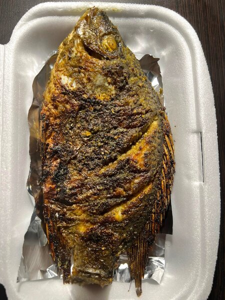 Poisson Braisé avec Attiéké