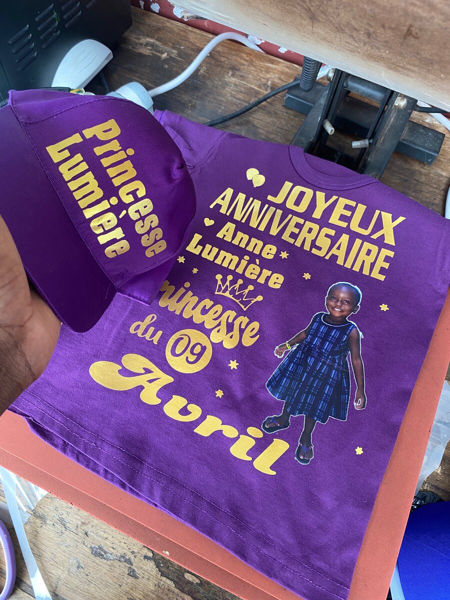 T shirt d´anniversaire enfant