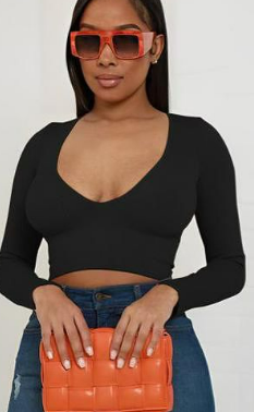 Ribbed body top