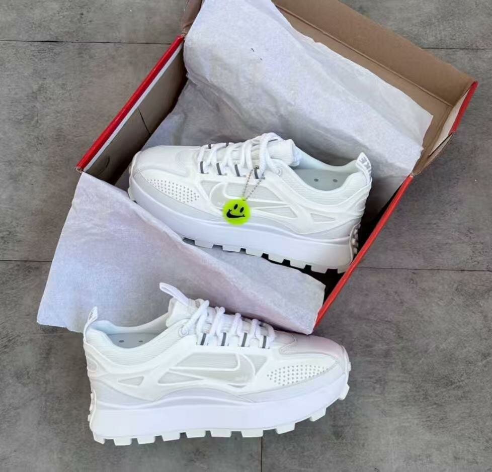 Baskets Platform Blanches