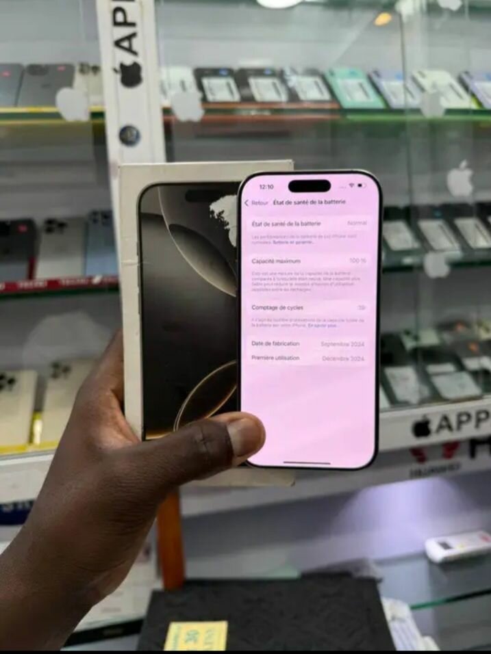 iPhone Pro Max Argent