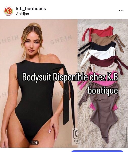 Bodysuit Femme Élegant Mode