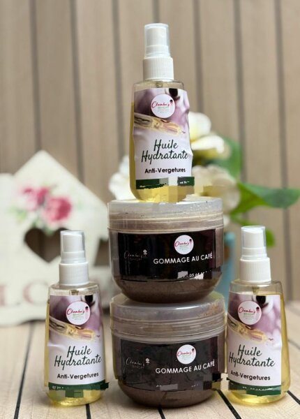 Huile hydratante &Gommage café