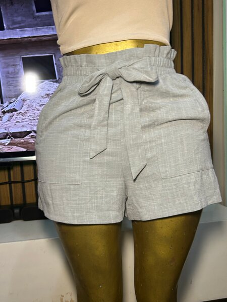 Shorts en lin élégants