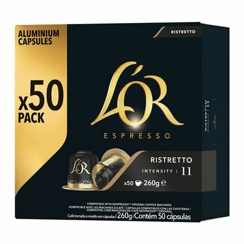 L'or Nespresso Capsule Intensité 11 Ristretto  et 13 Ultimo
