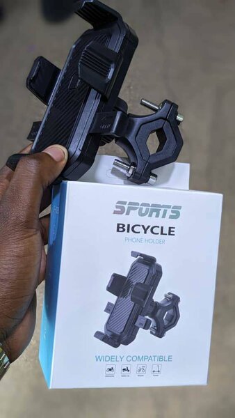 Motor bicycle phone holders