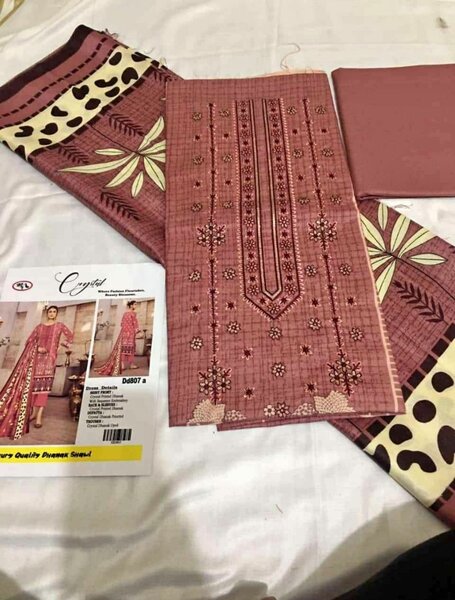 3 pcs lawn suit