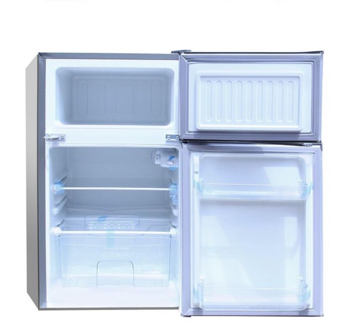 DRF-84 Double Door Refrigerator - 84 Litre - Grey