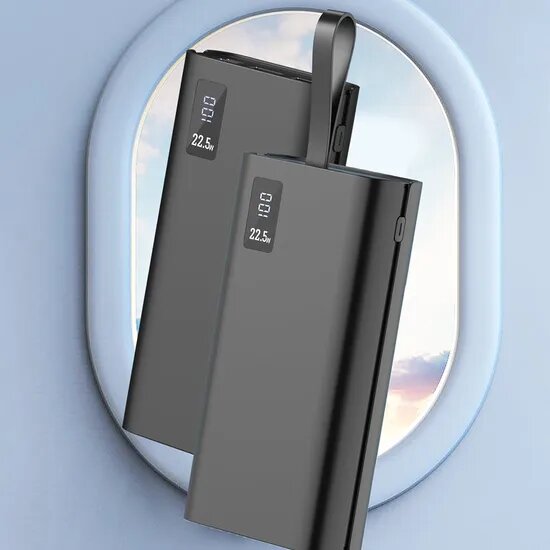 Aspor A337 Power Bank 30000mAh Li-Polymer Battery - PD20W