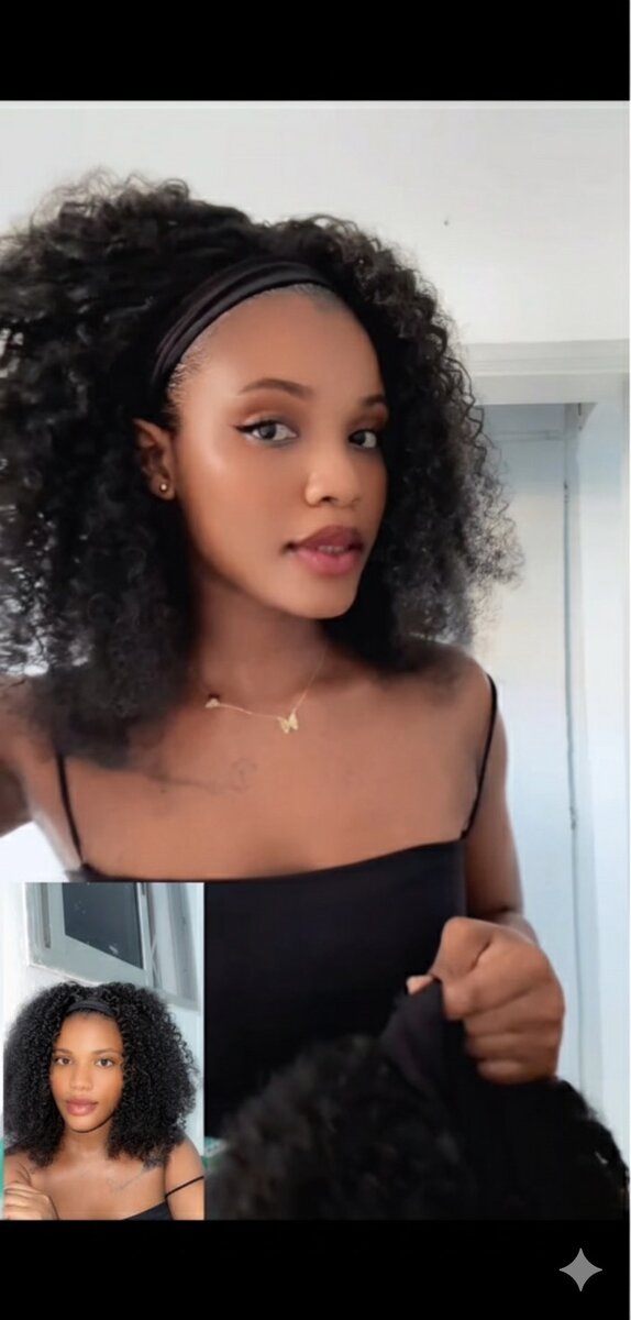 Perruque Bouclée Naturelle