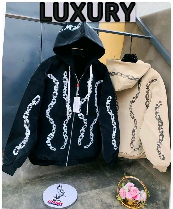 Sweat à capuche unisexe chaîne