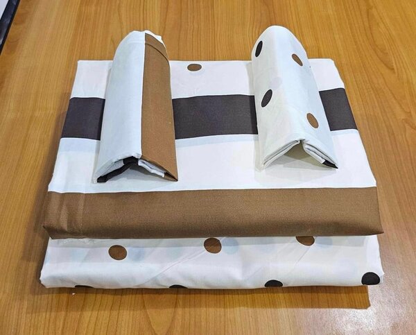 Bedding set, 4 items: sheet, duvet cover, 2 pillowcases