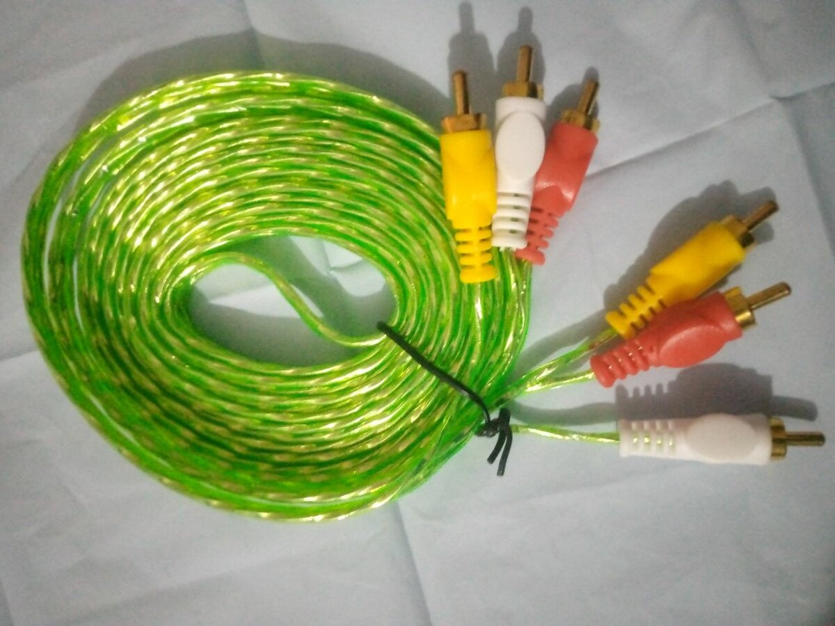 Câble RCA AV 5m Haute Qualité