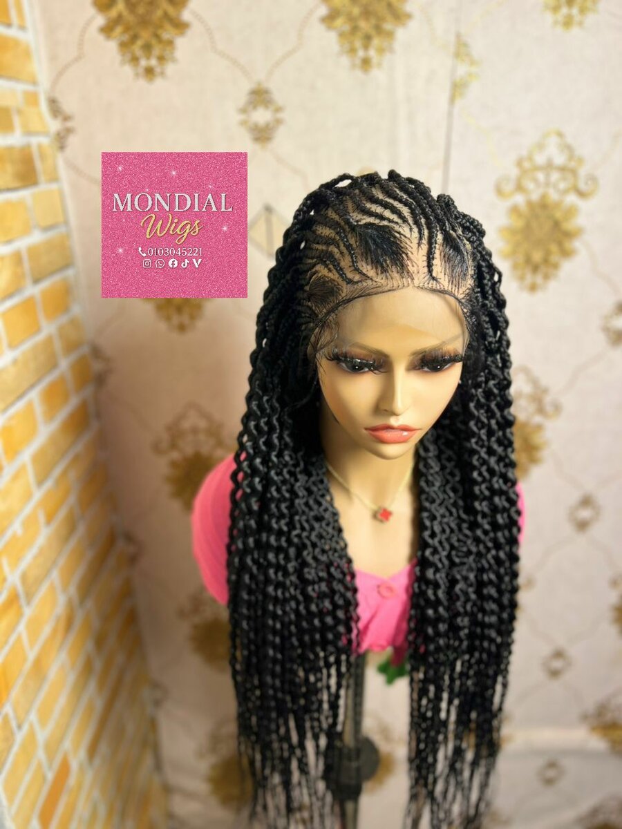 Perruque Tressage Ondulé