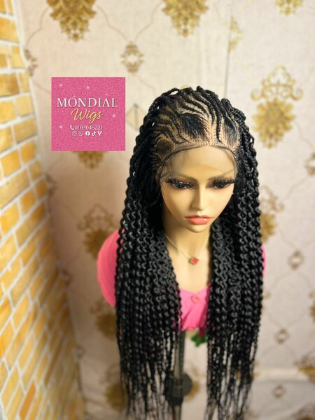 Perruque Tressage Ondulé