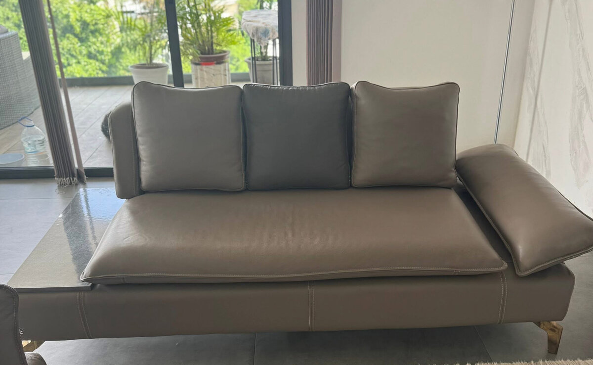 Canapé moderne en cuir