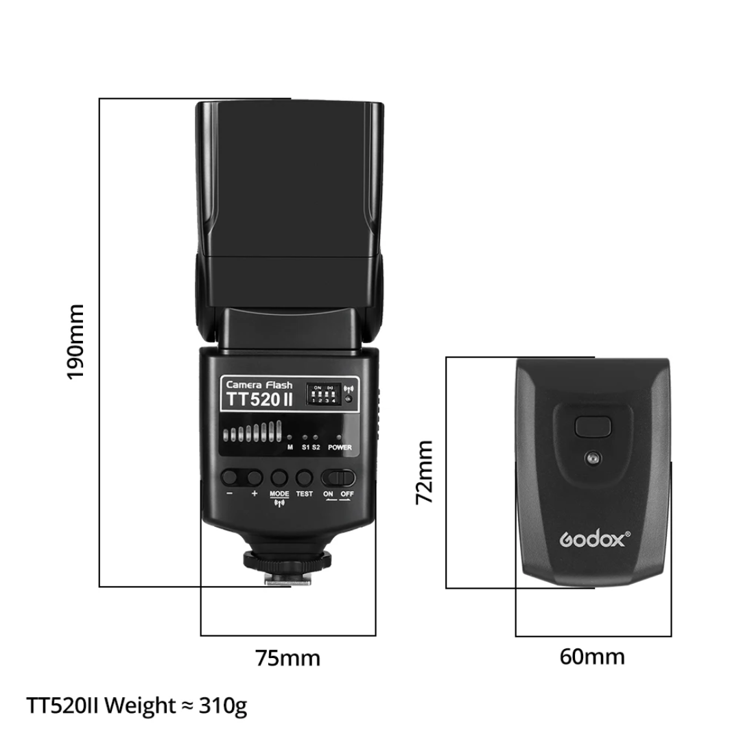 Flash Godox TT520 II